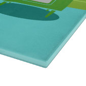 Planche À Découper Carte de découpe de Kitty de l'âge de l'espace rét (Coin)