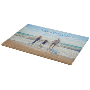 Planche À Découper Carte de découpe de texte photo personnalisée Votr