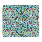 Planche À Découper Carte de découpe Doodles totalement mignonnes (Devant)