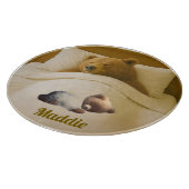 Planche À Découper Carte de découpe d'ours ronds personnalisée (Coin)