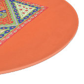 Planche À Découper Carte de découpe du Motif de surface composée vint (Coin)