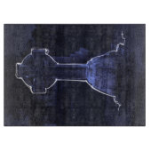 Planche À Découper Carte de découpe en pierre de taille (Devant)