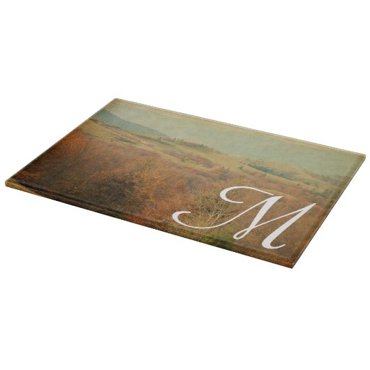 Planche À Découper Carte de découpe en verre Monogramme côté pays ita (Coin)