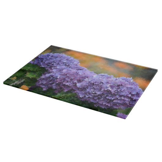 Planche À Découper Carte de découpe impressionniste Hydrangea (Coin)
