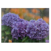 Planche À Découper Carte de découpe impressionniste Hydrangea (Devant)