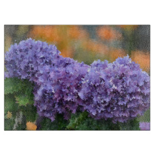Planche À Découper Carte de découpe impressionniste Hydrangea