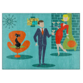 Planche À Découper Carte de découpe Retro Space Age (Devant)