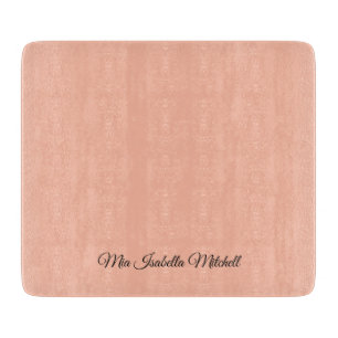Planche À Découper Carte de découpe Soft Peach Couleur Trend