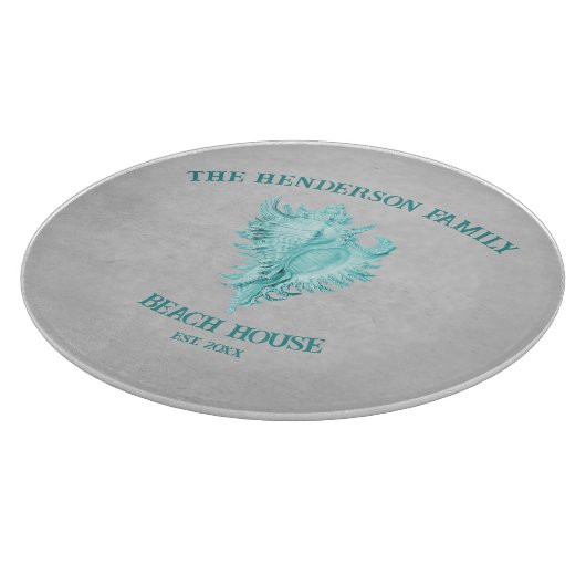 Planche À Découper Carte de découpe turquoise Conch Shell (Coin)