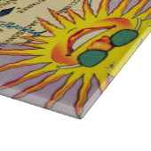 Planche À Découper Carte de Floride Panneau de coupe en verre 15"x11" (Coin)