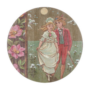 Planche À Découper Carte de la Saint-Valentin Antique Romantique, 187