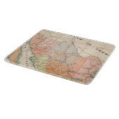 Planche À Découper Carte (de lettre de communications) du Mexique (Coin)