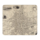 Planche À Découper Carte de liège, Irlande (Devant)
