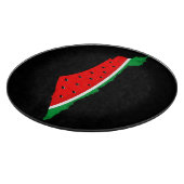 Planche À Découper Carte de Palestine Watermelon Symbole de la libert (Coin)