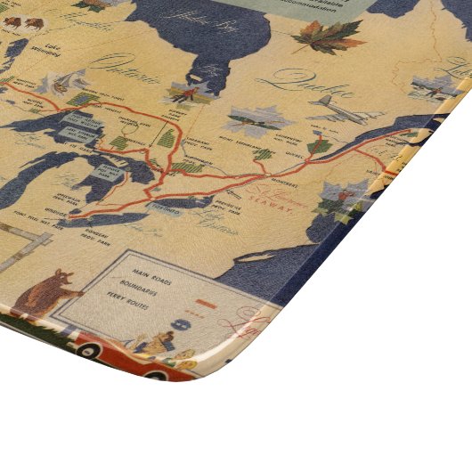 Planche À Découper Carte des parcs du Canada - du Canada (Coin)