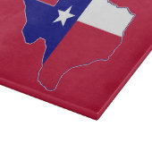 Planche À Découper Carte du drapeau du Texas (Coin)