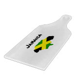 Planche À Découper Carte du drapeau jamaïcain étampé (Coin)