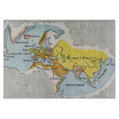 Planche À Découper CARTE du MONDE, c1300. (Devant)