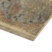Planche À Découper Carte du monde Forlani Antiquev 1565 Renaissance (Coin)