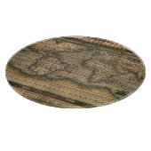 Planche À Découper Carte du monde Ortelius 1570 (Coin)