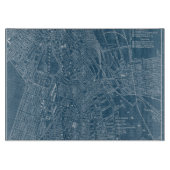 Planche À Découper Carte graphique de Boston (Devant)