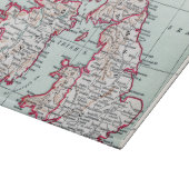 Planche À Découper CARTE : ÎLES BRITANNIQUES, c1890 (Coin)