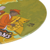 Planche À Découper Carte illustrée de la Louisiane : faits saillants  (Coin)