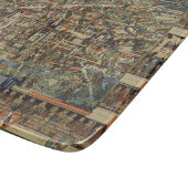 Planche À Découper Carte imagée de Cambridge, Angleterre (Coin)