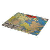 Planche À Découper Carte imagée du Canada - points de repère (Coin)