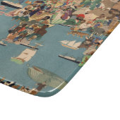 Planche À Découper Carte imagée du monde (Coin)