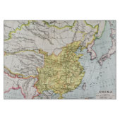 Planche À Découper CARTE : La CHINE, 1910 (Devant)
