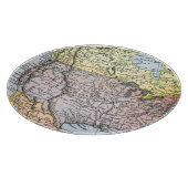 PLANCHE À DÉCOUPER CARTE : L'AMÉRIQUE DU NORD, 1890 (Coin)