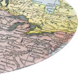 PLANCHE À DÉCOUPER CARTE : L'AMÉRIQUE DU NORD, 1890 (Coin)