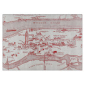 Planche À Découper CARTE : MANHATTAN, c1935 (Devant)