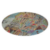 Planche À Découper Carte moderne de New York I (Coin)