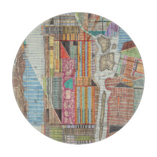 Planche À Découper Carte moderne de New York III