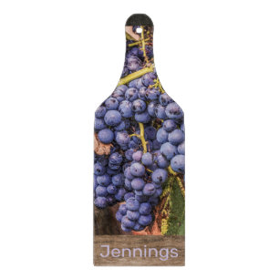 Planche À Découper Carte Monographique Stylish Vineyard