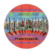 Planche À Découper Carte postale de Bethlehem PA (Devant)
