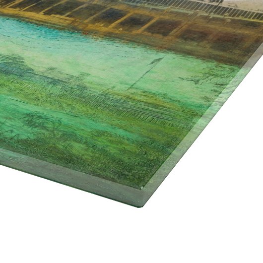 Planche À Découper Carte postale de Chicago (Coin)