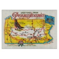 Carte postale de Pennsylvanie