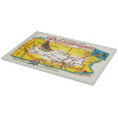 Planche À Découper Carte postale de Pennsylvanie (Coin)