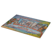 Planche À Découper Carte postale rétro de Floride (Coin)