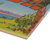 Planche À Découper Carte postale rétro de Floride (Coin)