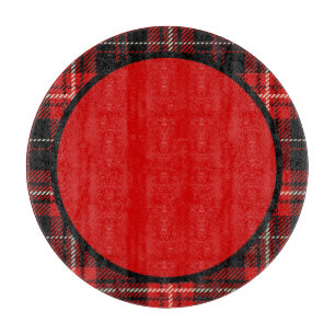 Planche À Découper Carte rouge noire découpée