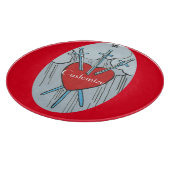 Planche À Découper Carte Tarot 3 épées Thunder_Cove  (Coin)