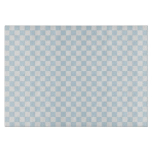 Planche À Découper Carton bleu pastel et blanc