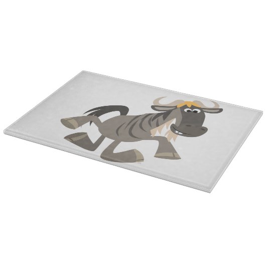 Planche À Découper Cartoon Tap Dancing Wildebeest Cutboard (Coin)