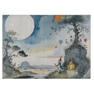 Planche À Découper Cartoon wizard dreamscape