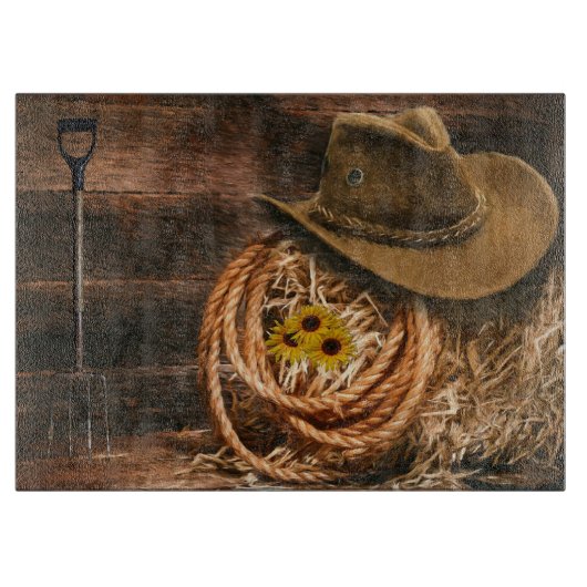 Planche À Découper Casquette Cowboy (Devant)
