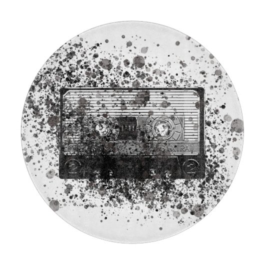 Planche À Découper Cassette audio rétro (Devant)